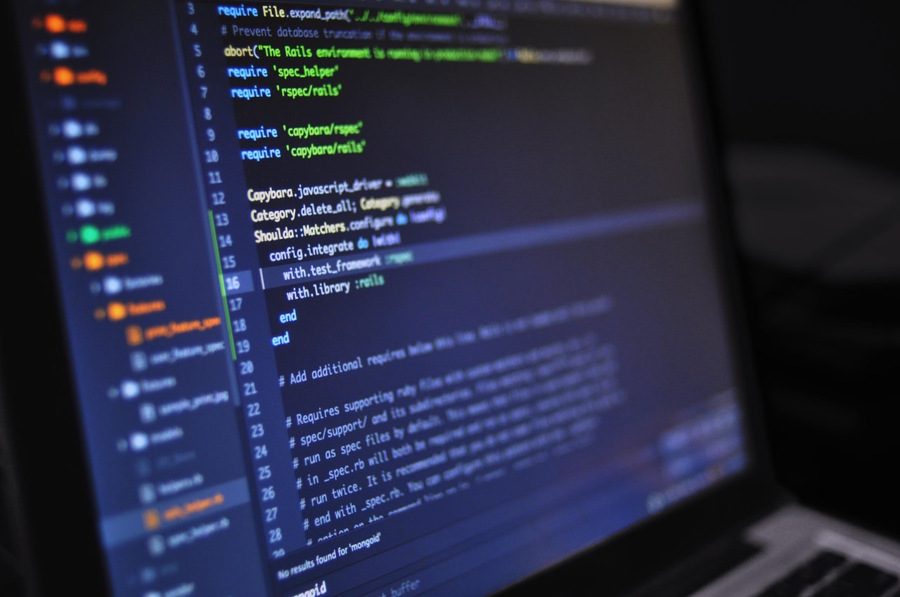 Article banner that shows computer codes