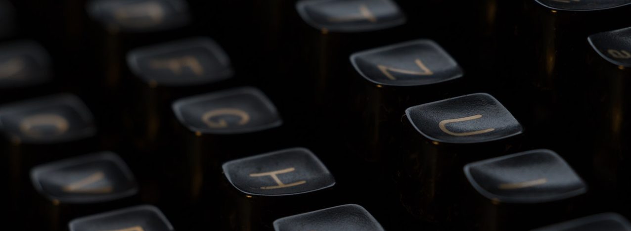 Keyboard keys close up