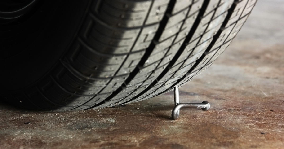 tire rolling over a nail - without IT principles business will be caught off guard to exceptions