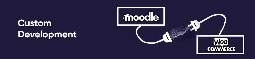 Custom Development for Integrating WordPress/WooCommerce with Moodle