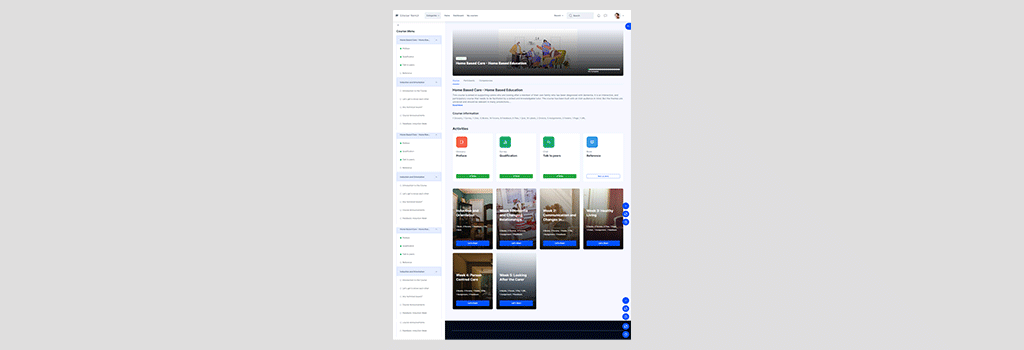 Edwiser Course Format Moodle Plugin - Top Moodle Plugins Preview of structuring and customizing Moodle courses using the Edwiser Course Format plugin interface. - Top Moodle Plugins