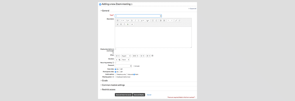 Zoom Meeting Moodle Plugin - Top Moodle Plugins Animated demonstration of scheduling and managing Zoom meetings directly within Moodle using the Zoom Meeting Moodle plugin. - Top Moodle Plugins
