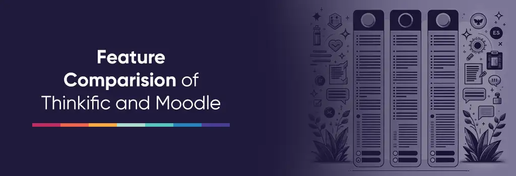Feature Comparision of Thinkific and Moodle
