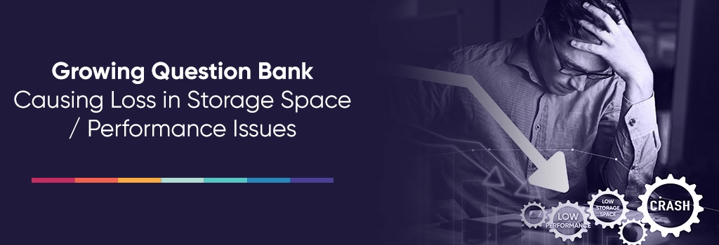 Growing Question Bank Causing Loss in Storage Space or Performance Issues