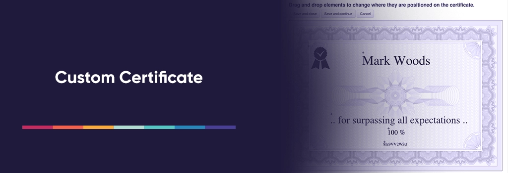 Custom Certificate