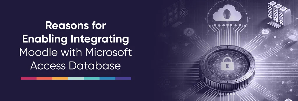 lock icon and connecting to different applications like cloudl icon - Integrate Moodle with Microsoft Access Database