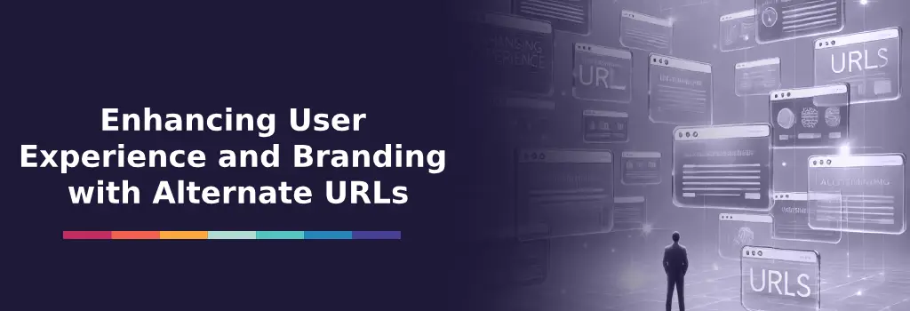 Person viewing multiple web interfaces representing user experience and branding - Top Strategies to Add Alternate URL to Moodle.