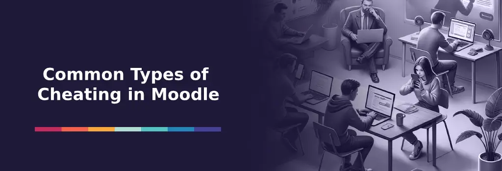 educator looking at the screen that says moodle detected cheating - Detect and stop cheating on Moodle educator looking at the screen that says moodle detected cheating - Detect and stop cheating on Moodle