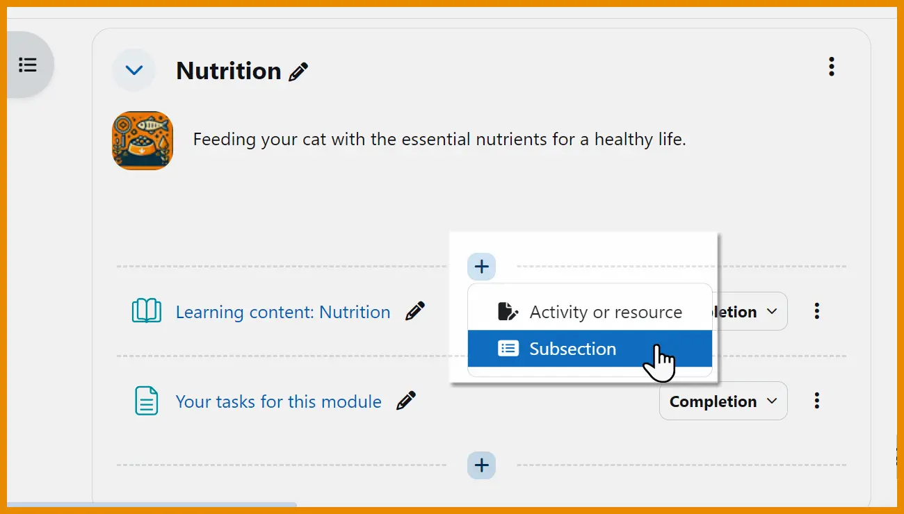 Subsection - Moodle 4.5 LTS Review