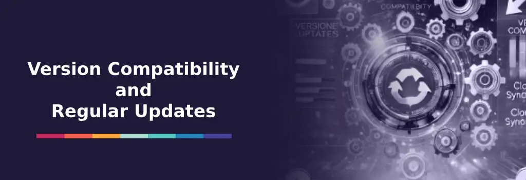 Gear system with update arrows and compatibility icons - Best Practices for Managing Custom Moodle Themes