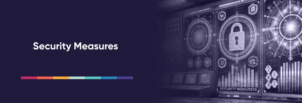 Digital dashboard with futuristic security graphics, including a large padlock icon - Moodle Maintenance Strategy