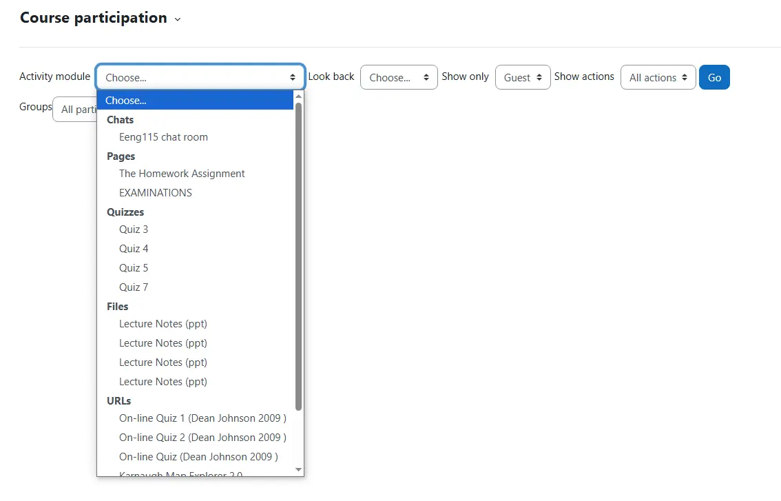 Course Participation - How To Enable Moodle Learning Paths