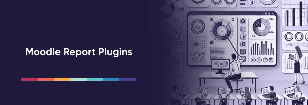 Instructor managing dashboard full of analytics and report plugins​ - How to Automatically Send Moodle Reports