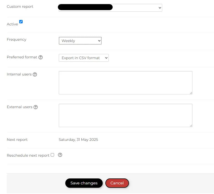 Custom Report - Managing Moodle Upgrades with Iomad Moodle