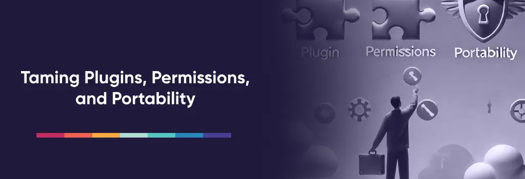 Man managing plugins and roles for flexible LMS use - What Are Common Challenges with Moodle and Their Mitigation