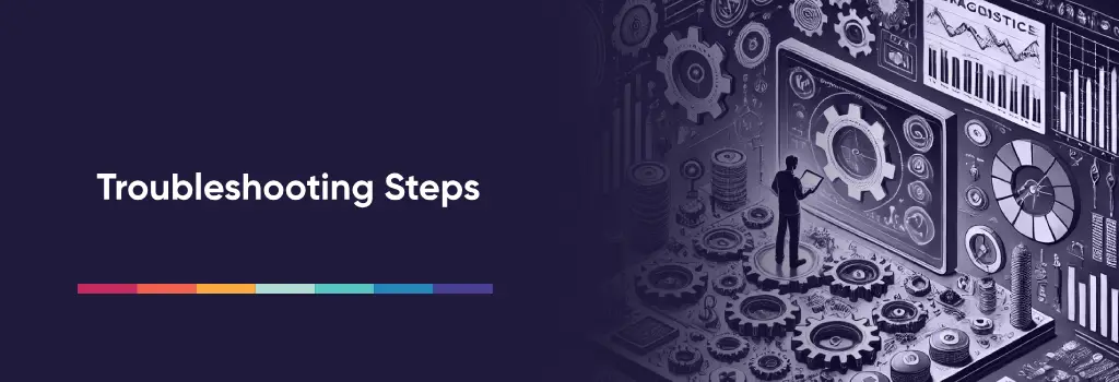 Person standing before giant gears and diagnostic charts - How to Tell When IMIS or Moodle Is Offline