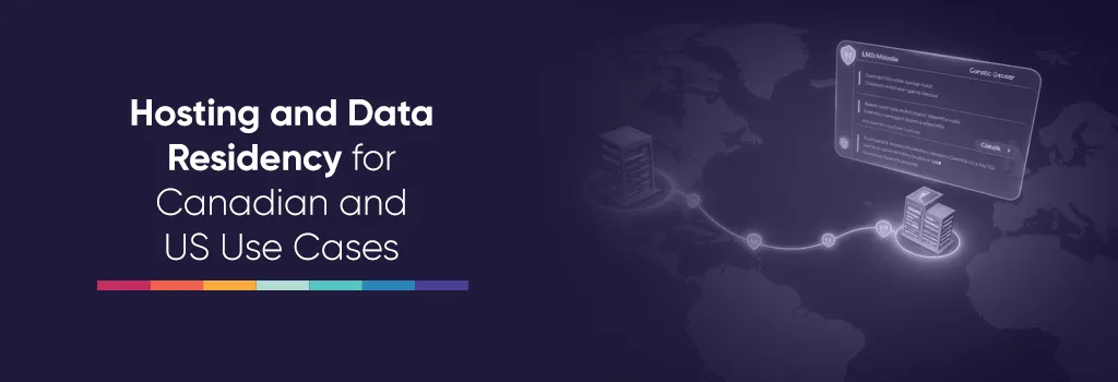Map and server showing on different part of the map and connecting with wire - FIPPA PIPEDA and HIPAA Compliance in Moodle