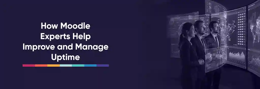 Ops team at monitoring screens - Improve uptime in Moodle