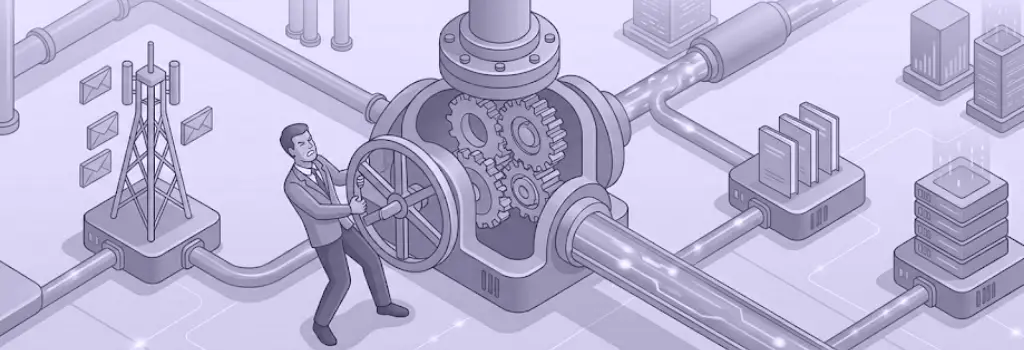 A technician turns a large geared valve, restoring flow. - Moodle Cron Not Running: Common Symptoms, Causes, and Fixes