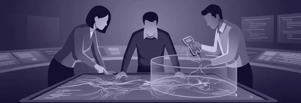 A focused cybersecurity team investigates and contains a turbulent data threat in a localized network model - Defending Moodle Against Hackers.