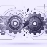 Broken interlocking gears representing system breakdown - Why Moodle Roles and Permissions Stop Working