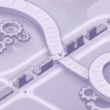 Two calendar dials linked by a single path, the association year and the Moodle release year that together decide the timing of Moodle LTS upgrades