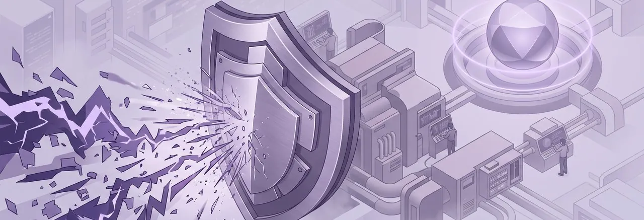 A layered shield holding back a Moodle 5.3 API authentication error before it reaches upgrade night